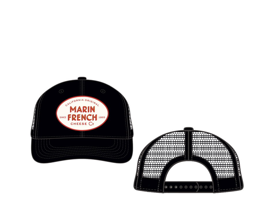 Trucker Style Hat - Black