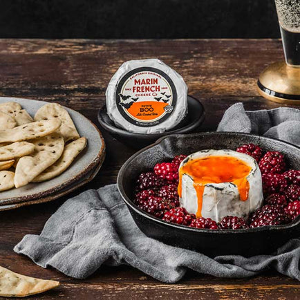 Blackberry Baked Petite Boo with Ghost Crackers
