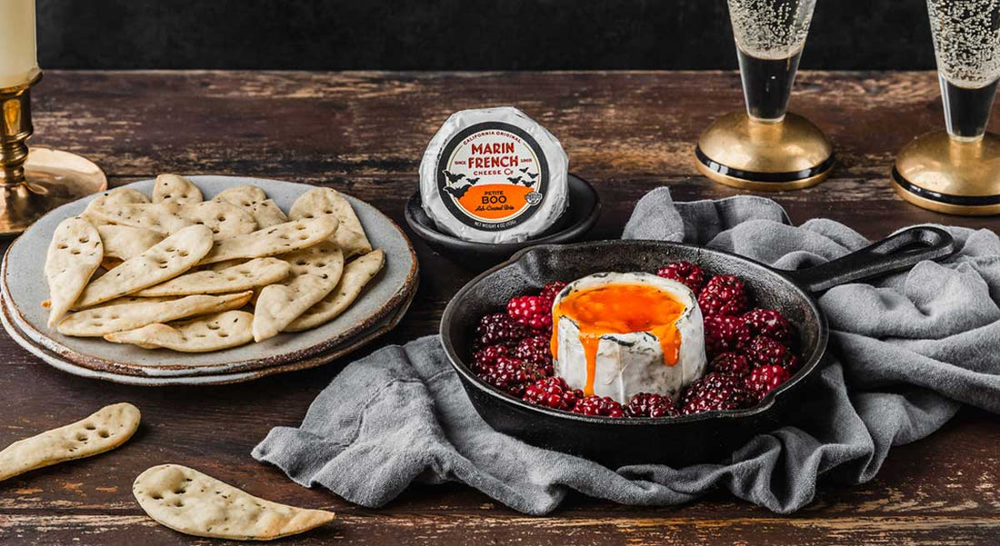 Blackberry Baked Petite Boo with Ghost Crackers