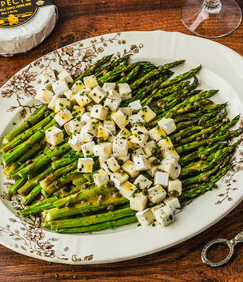Asparagus Salad with Prospector Truffle Brie