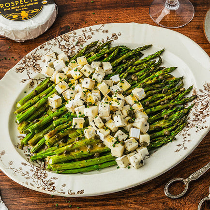 Asparagus Salad with Prospector Truffle Brie