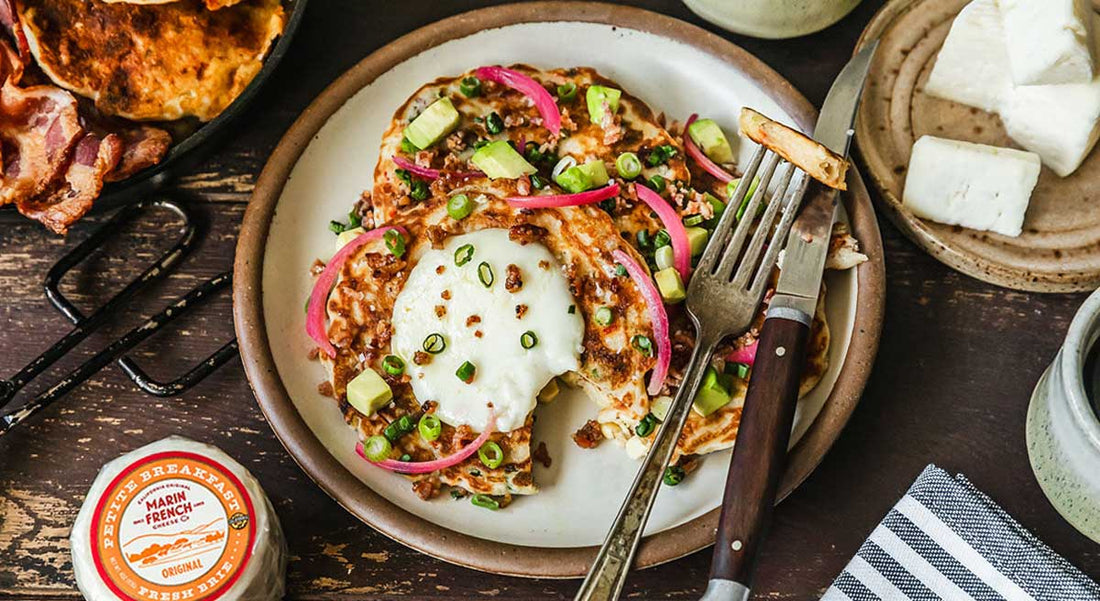 Loaded Breakfast Corn Cakes