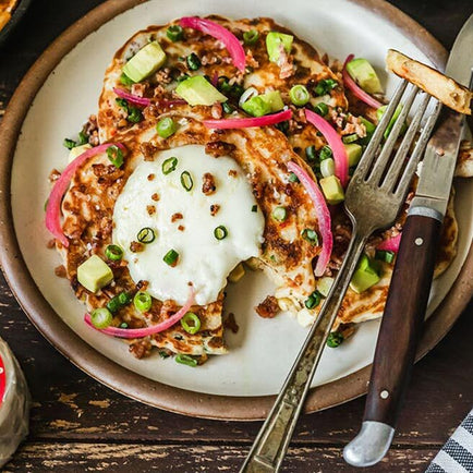 Loaded Breakfast Corn Cakes