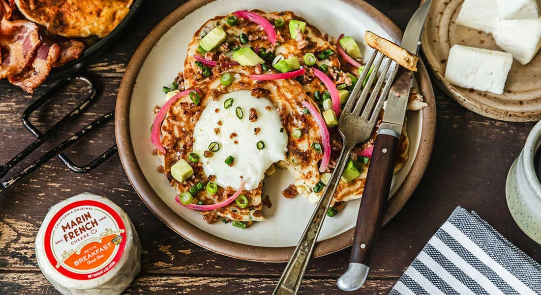 Loaded Breakfast Corn Cakes