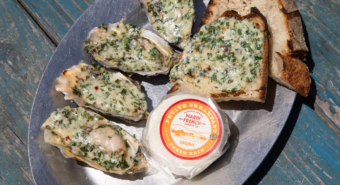 Fresh Brie BBQ Oysters