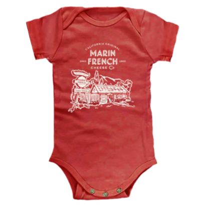 Organic Onesie - Cherry Red