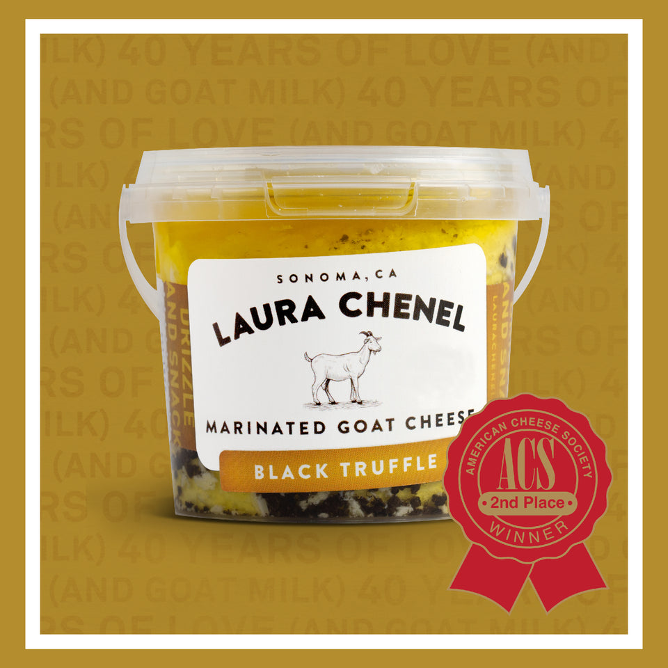 Marinated Goat Cheese - Black Truffle