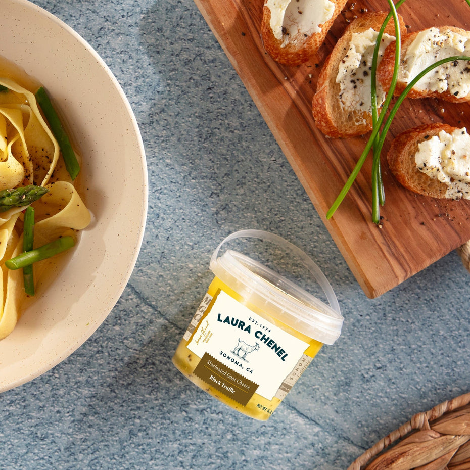 Marinated Goat Cheese - Black Truffle