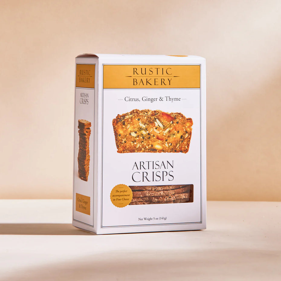Crackers - Citrus Ginger & Thyme Crisps