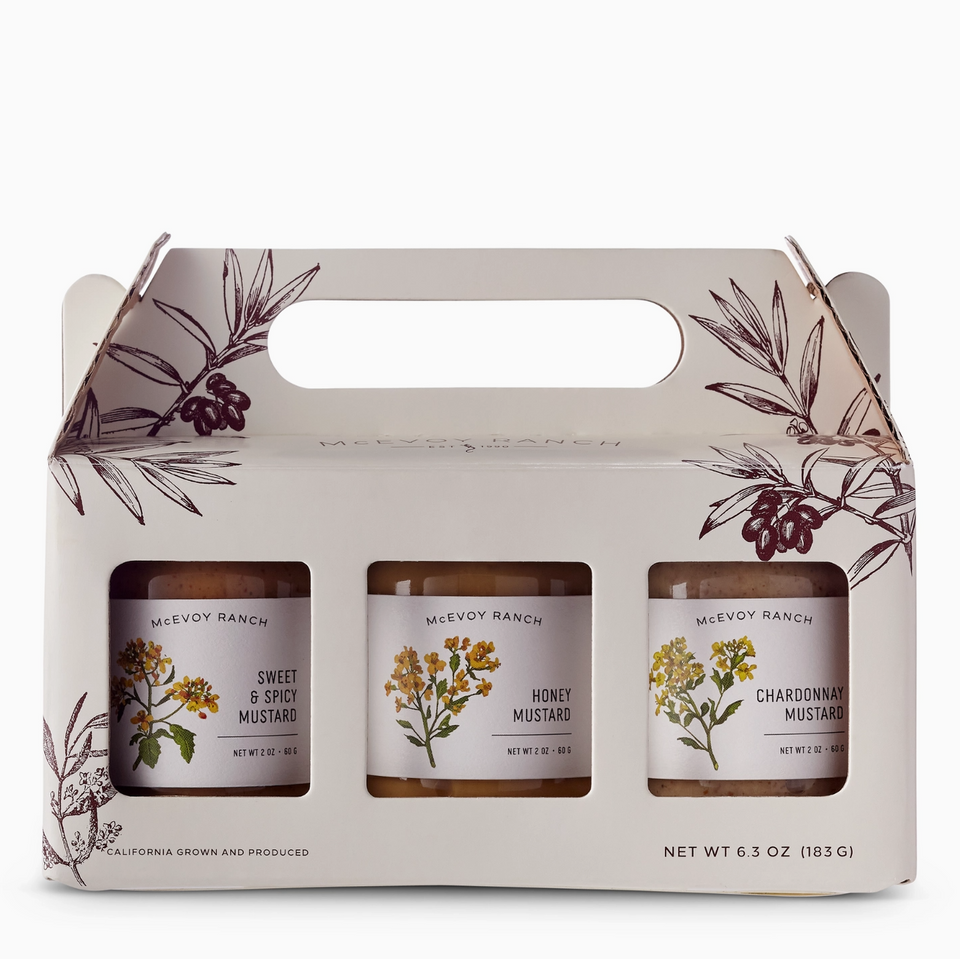 McEvoy Ranch Mini Mustard Gift Pack