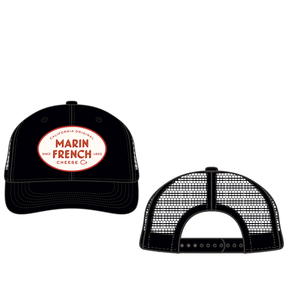 Trucker Style Hat - Black